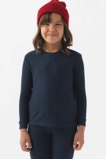 Children's Bamboo Waffle Knit Base Layer Long Sleeve - Last Chance - Image 7