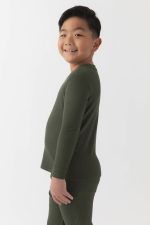 Children's Bamboo Waffle Knit Base Layer Long Sleeve - Last Chance - Image 6