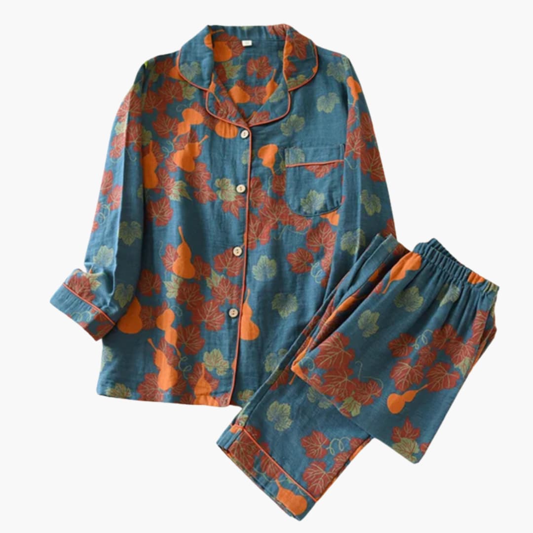 1-2025-09-16T135157.336.jpg Women's Fleece Pajama Set with Bear Motif and Elastic Waistband - Image 1