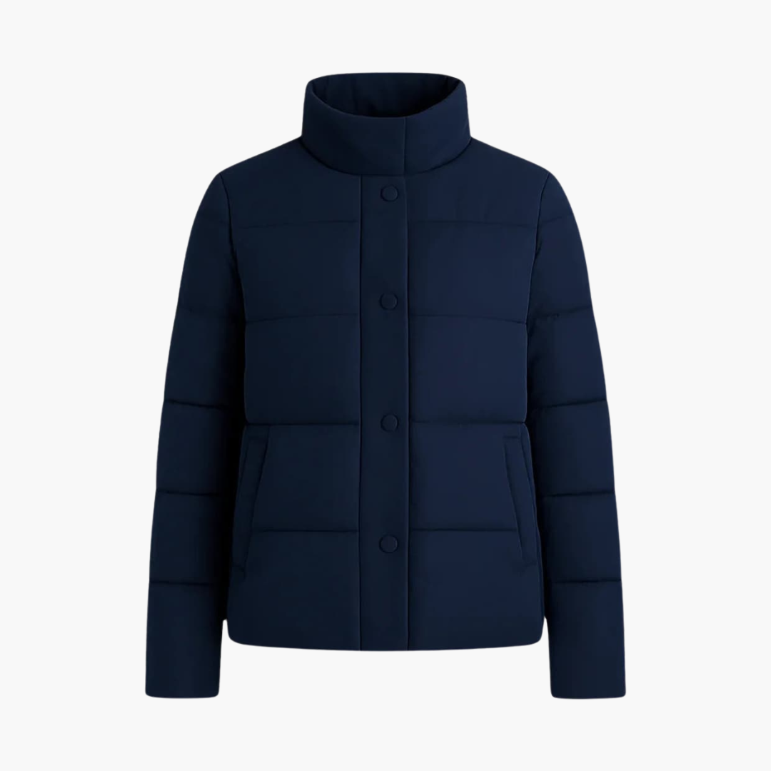 1.png Women’s Puffer Jacket with Lightweight Insulation and Durable Construction - Image 1