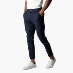 Men’s Stretch Chinos with Elastic Waistband and Slim Legs - Image 6