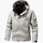 Men's Ski Jacket with Hood and Zipper - Image 5