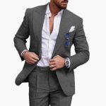 Two-Piece Business Suit for Men - Image 2