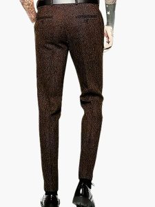 Vintage Tweed Trousers for Men – Stylish & Timeless Elegant Fit - Image 12