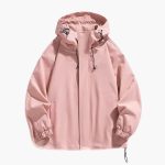 Men’s Hooded Jacket with Zipper and Drawstring Hem - Image 10