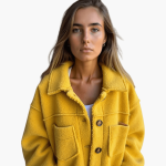 Women's Fleece Jacket with Buttons – Cozy & Warm - Image 11