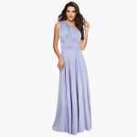 Evening Dress with V-Neck - Women's Style for Gala Nights - Image 11