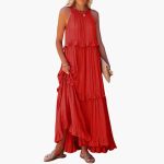 Maxi Dress Layers - Ruffle Dress for Women, Elegant & Airy - Image 18