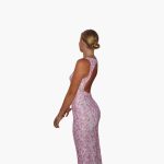 Lace Maxi Dress - Women's Style with V-Neck and Elegance - Image 14