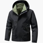Men's Ski Jacket with Hood and Zipper - Image 9