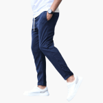 Men's Stretch Pants with Slim Legs and Waistband - Image 13