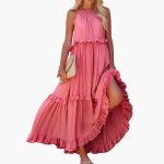 Maxi Dress Layers - Ruffle Dress for Women, Elegant & Airy - Image 14
