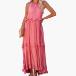 Maxi Dress Layers - Ruffle Dress for Women, Elegant & Airy - Image 9