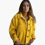 Women's Fleece Jacket with Buttons – Cozy & Warm - Image 13