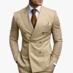 Men’s Suit Set with Notched Lapels and Buttons - Image 5