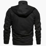 Men's Field Jacket with Adjustable Hood and Multiple Pockets - Image 13