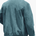 Men's Bomber Jacket with Zipper and Side Pockets - Image 14