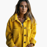 Women's Fleece Jacket with Buttons – Cozy & Warm - Image 14