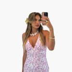 Lace Maxi Dress - Women's Style with V-Neck and Elegance - Image 12