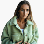 Women's Fleece Jacket with Buttons – Cozy & Warm - Image 19