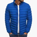 Lightweight Quilted Jacket with Zipper - Men's Transitional Jacket - Image 3