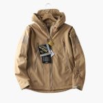 Men's Hooded Jacket with Zipper and Arm Pockets - Image 4