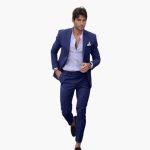 Men's Two-Piece Suit Made of Wool Blend with Slim Fit Cut - Image 2