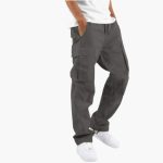 Men’s Cargo Pants with Wide Legs and Pockets - Image 7