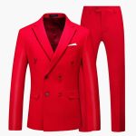 Men's Summer Suit Two-Piece with Blazer and Trousers - Image 2