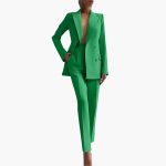 Women’s Suit Set with Blazer and Straight Trousers - Image 11