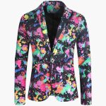 Multicolored Slim-Fit Suit for Men - Modern Look - Image 3