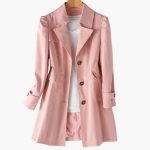 Women’s Trench Coat with Adjustable Waist - Image 5