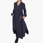 Elegant, loose-fitting long dress for women