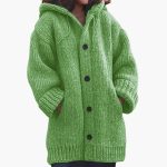 Women’s Hooded Cardigan with Long Cut - Image 6