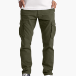 Men’s Cargo Pants with Loose Legs and Pockets - Image 2