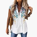 Summer Top for Women with - Butterfly Print Light - Image 3