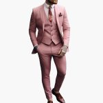 Men's Suit with Vest and One-Button Blazer for Every Season - Image 2