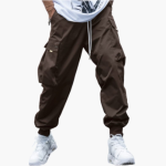 Men's Cargo Jogger Pants with Drawstring and Elastic Cuffs - Image 9