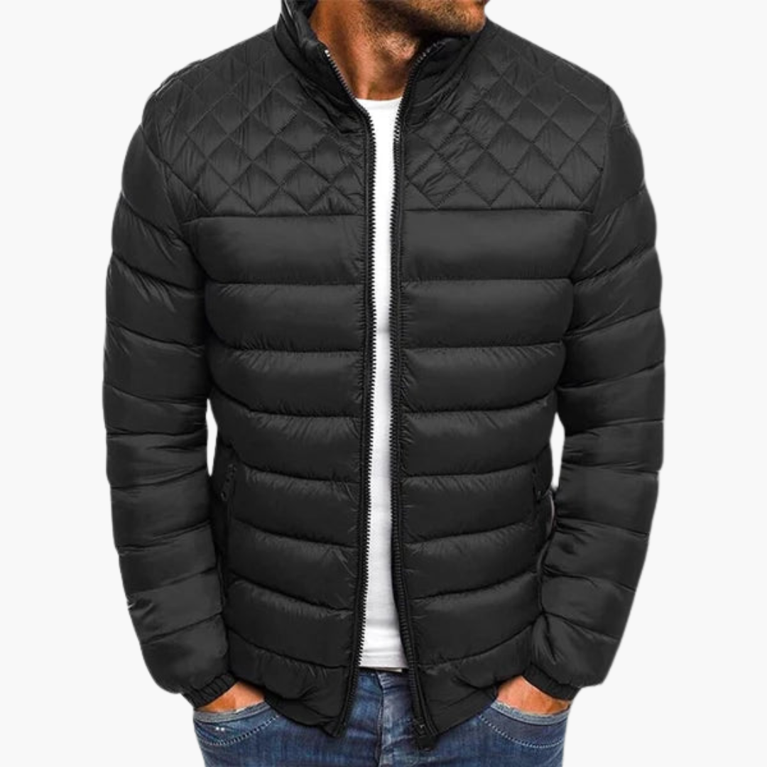 1_38b504ee-23b3-4c34-9094-96be6df11e5d.png Elegant Padded Jacket - Men's Winter Jacket with Zipper - Image 1