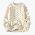 Casual Men's Knit Sweater – Warm & Stylish in Winter