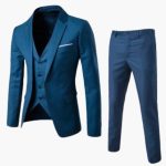 Three-Piece Suit with Vest for Men - Image 6