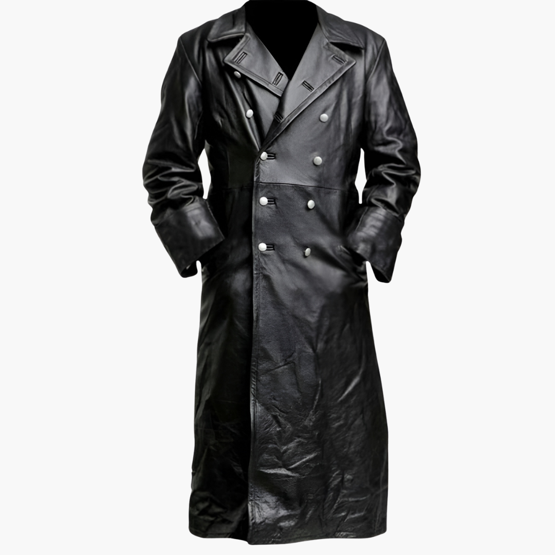 1_4474b7c6-19af-42ad-9945-edd2b9a29d06.png Men's coat with double-breasted front - Image 1