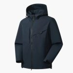 Men's Ski Jacket with Hood and Zipper Pockets - Image 5