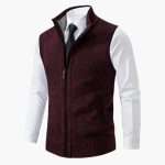 Men’s Sleeveless Vest with Zip Front - Image 11