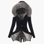 Cozy Women's Winter Coat with Hood – Insulated & Warm