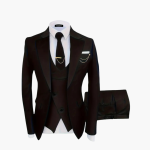 Elegant Wedding Suit - Men's 3-Piece for Festive Guests