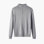 Men's Merino Zip Sweater Soft & Warm