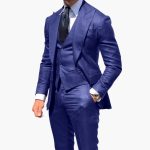 Men's Three-Piece Suit with Vest, Jacket, and Pants - Image 2