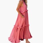 Maxi Dress Layers - Ruffle Dress for Women, Elegant & Airy - Image 11