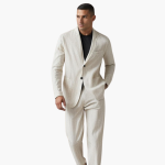 Light Summer Men's Suit – Blazer with Matching Pants